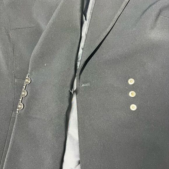 TAHARI Arthur S. Levine Blazer NWOT Black One-Button Size 16 - Picture 7 of 12